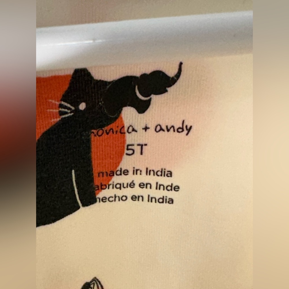 Monica and Andy 5T Halloween organic cotton dress - Picture 3 of 5